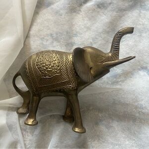 Brass Elephant Figurine